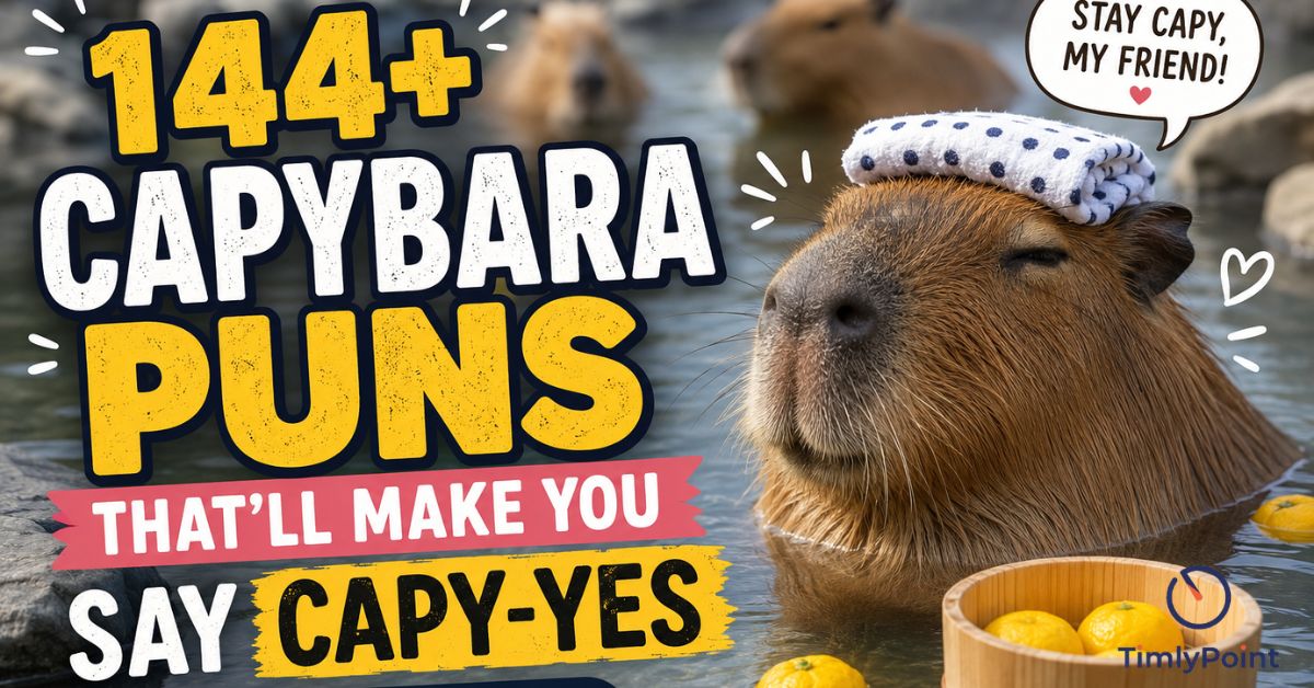 Capybara puns