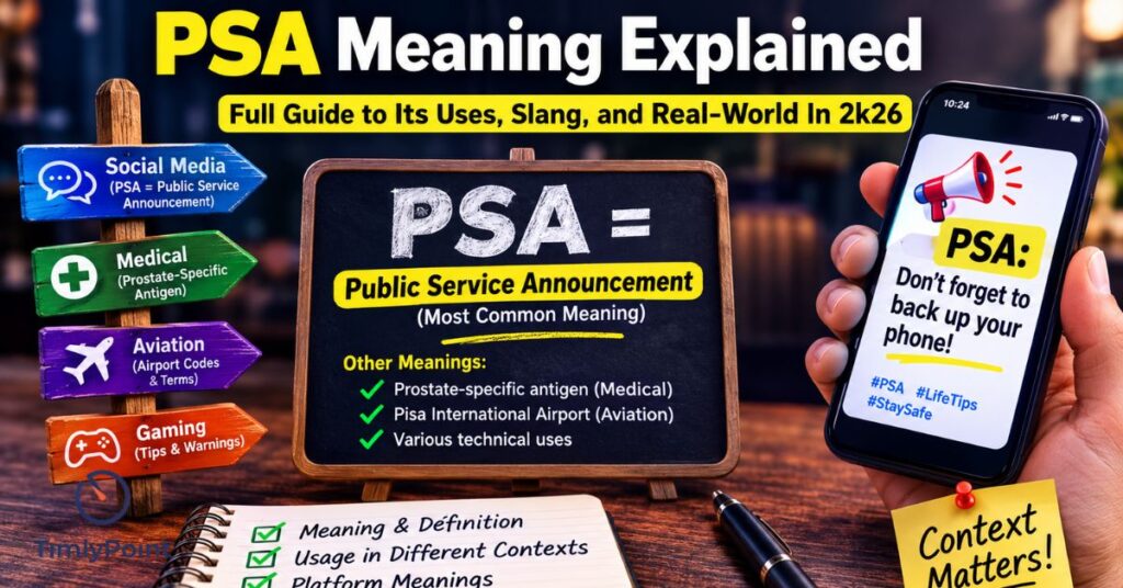 PSA meaning