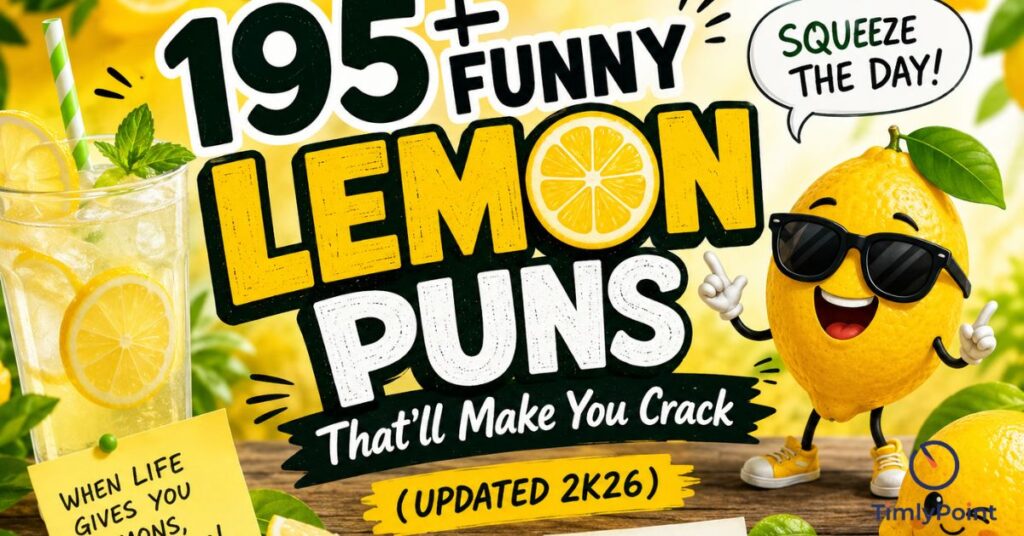 funny lemon puns
